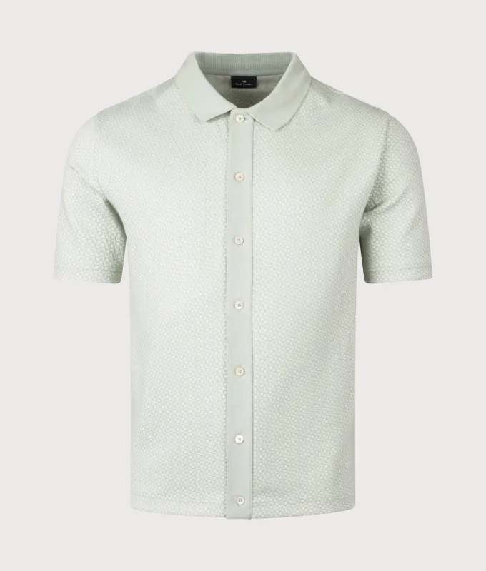 Button Front Polo Shirt sold by EQVVS