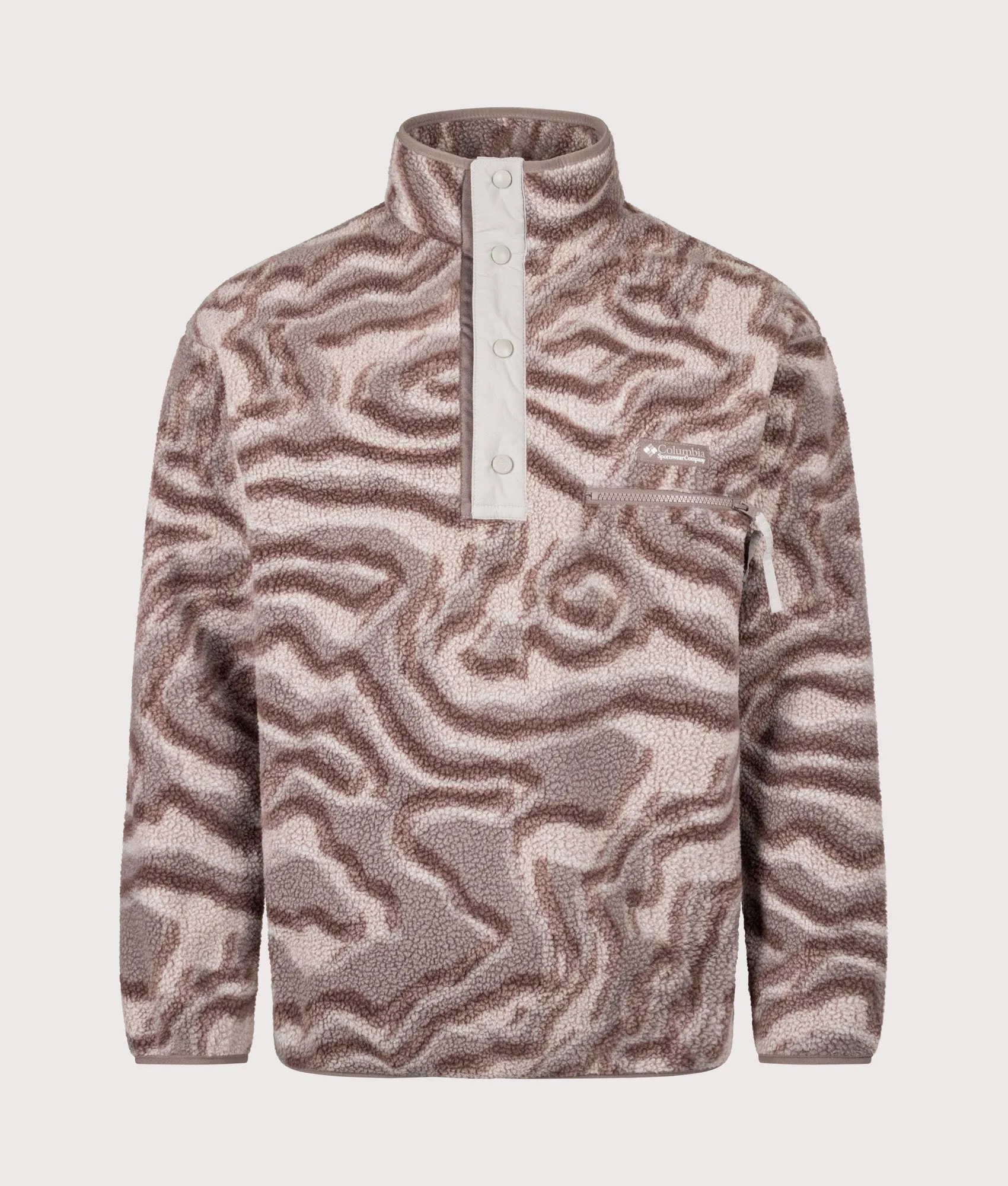 Helvetia II Printed Half Snap Fleece sold by EQVVS