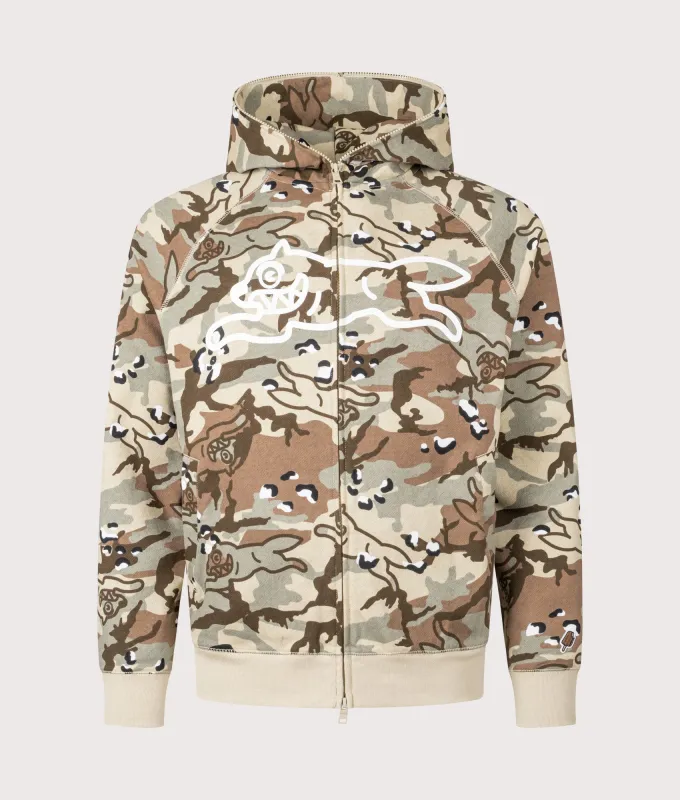 Choc Chip Running Dog Zip Through Hoodie made by Billionaire Boys Club