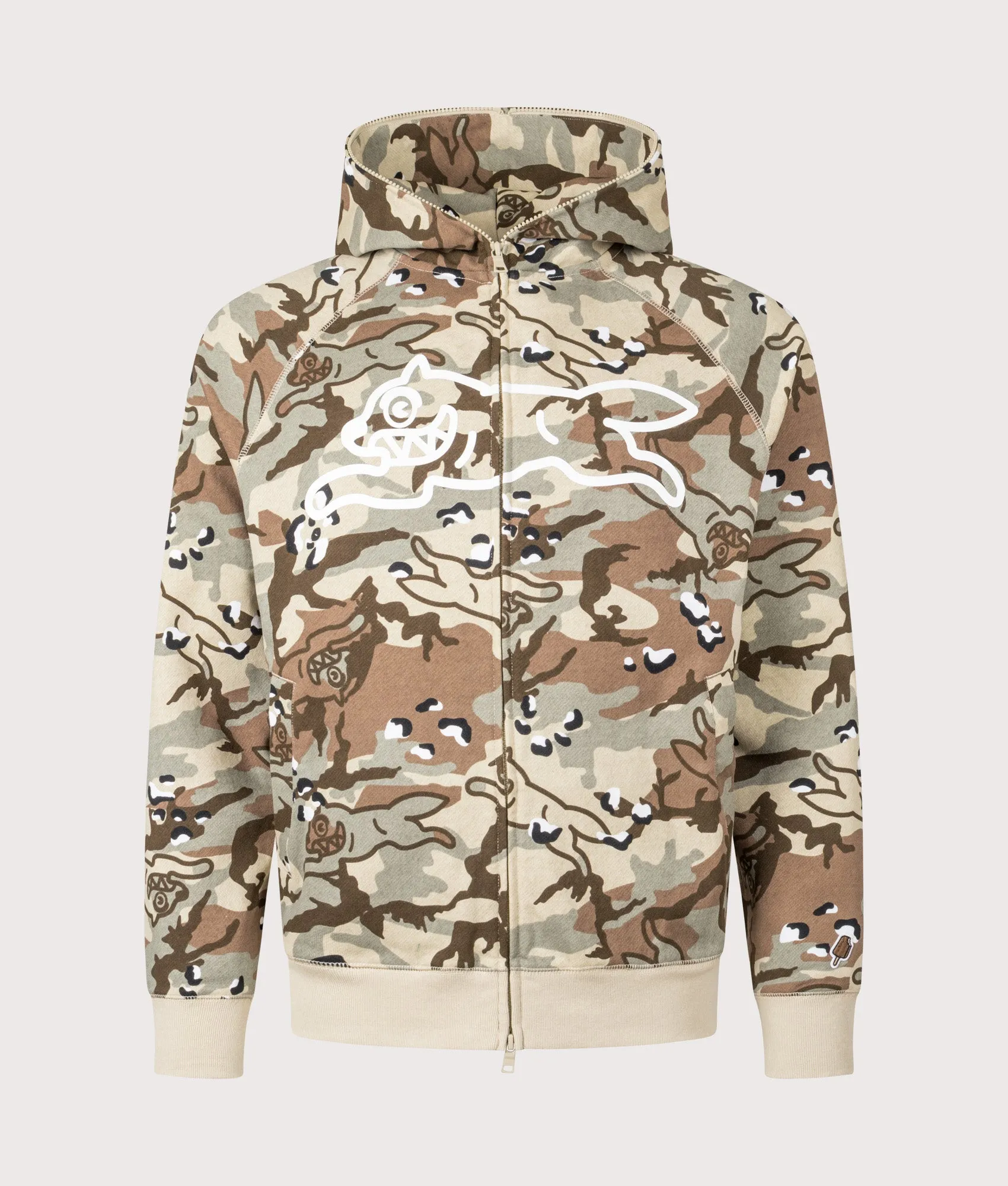 Choc Chip Running Dog Zip Through Hoodie sold by EQVVS