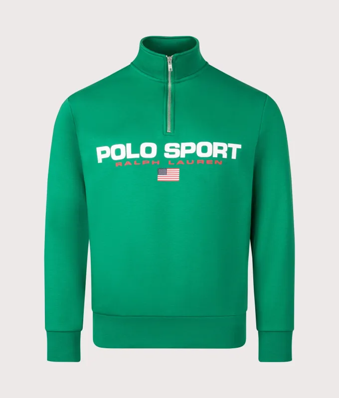 Quarter Zip Polo Sport Sweatshirt made by Polo by Ralph Lauren