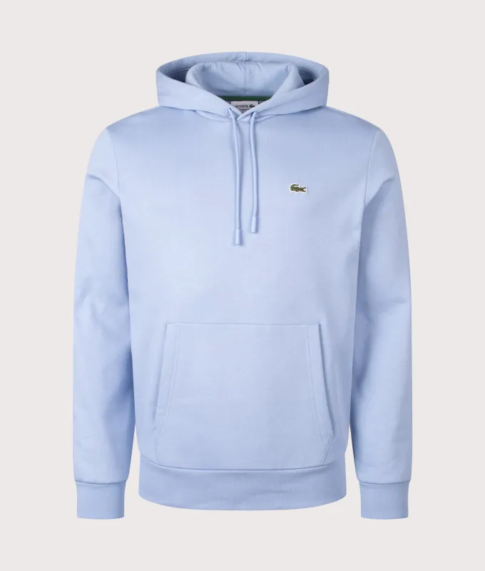 Relaxed fit Brushed Fleece Hoodie made by Lacoste