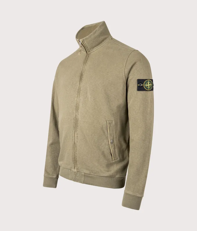 Malfilé ‘Old’ Treatment Zip Up Track Jacket made by Stone Island