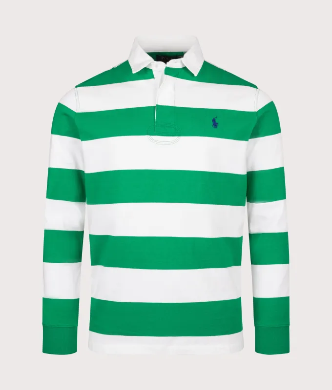 The Iconic Striped Rugby Shirt made by Polo by Ralph Lauren