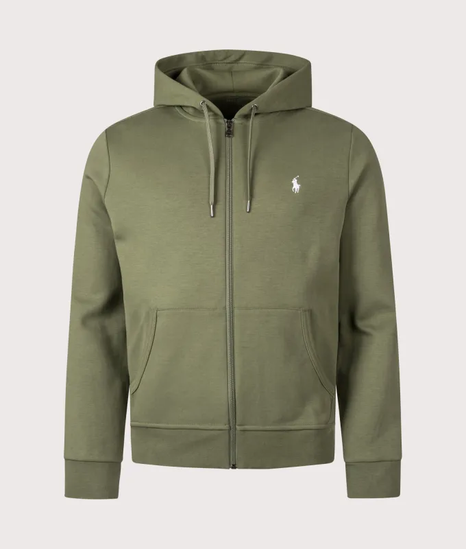 Zip Through Double Knit Hoodie made by Polo by Ralph Lauren