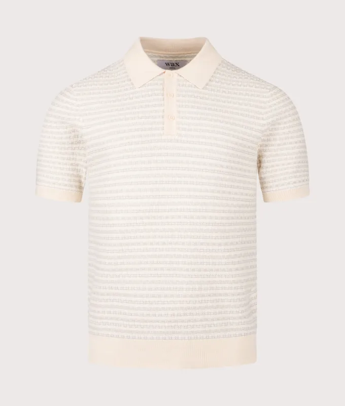 Naples Mini Geo Polo Shirt made by Wax London