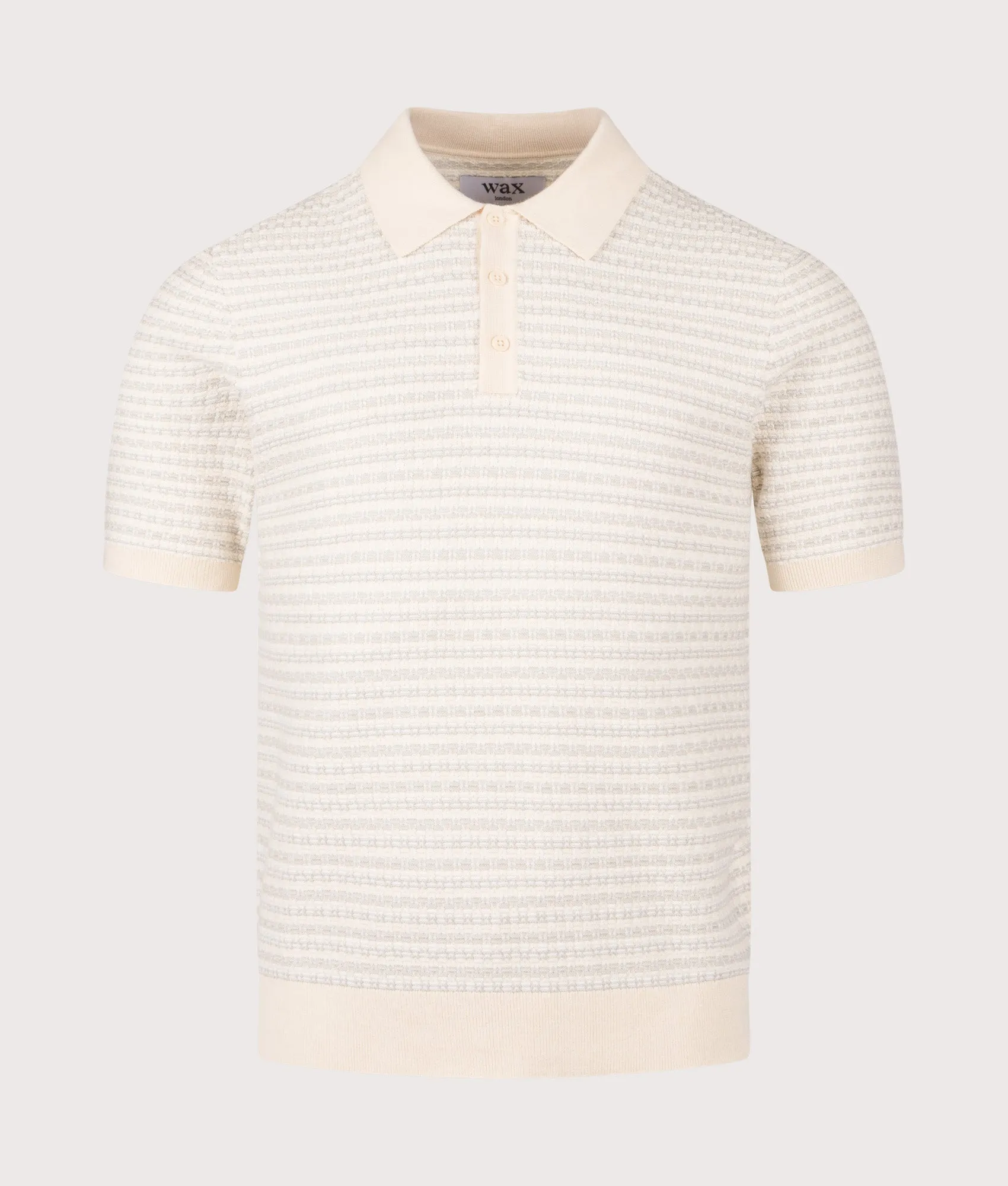 Naples Mini Geo Polo Shirt sold by EQVVS