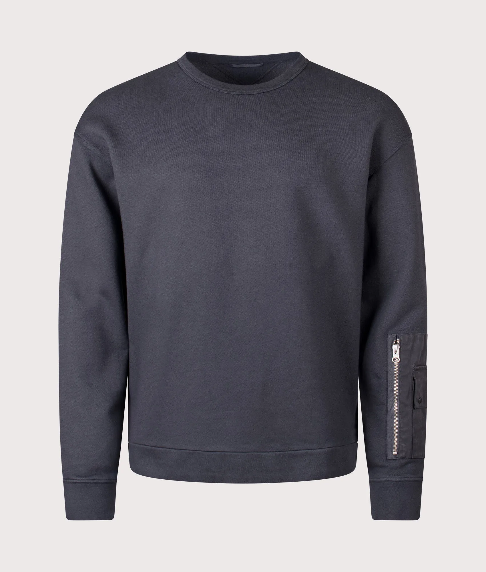 Garment Dyed Diagonal Fleece Sweatshirt sold by EQVVS product image thumbnail 3