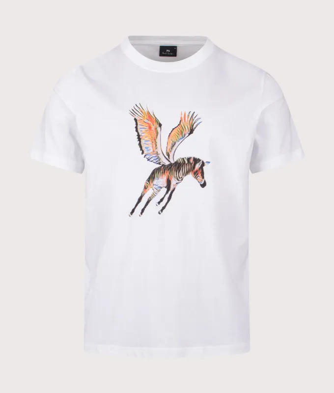 Flying Zebra T-Shirt made by EQVVS
