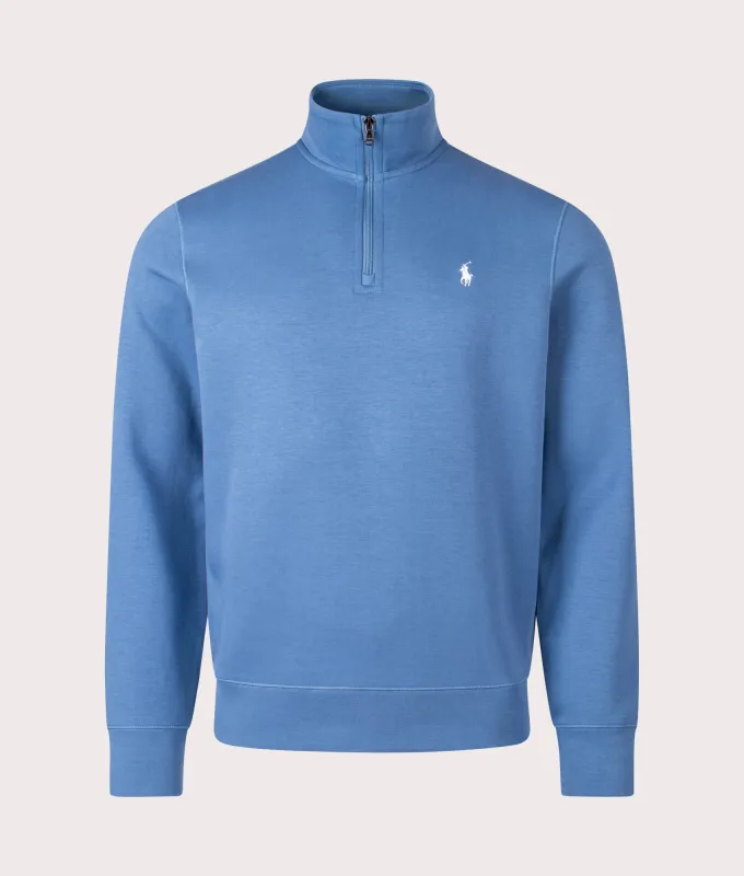 Double-Knit Quarter Zip Sweatshirt made by Polo by Ralph Lauren
