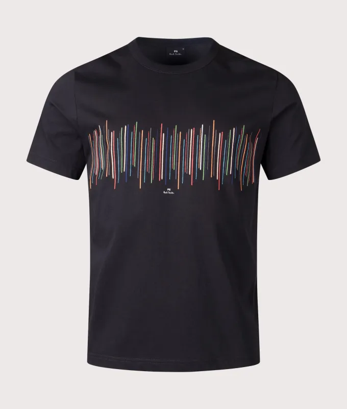 Relaxed Fit Stripe T-Shirt made by EQVVS