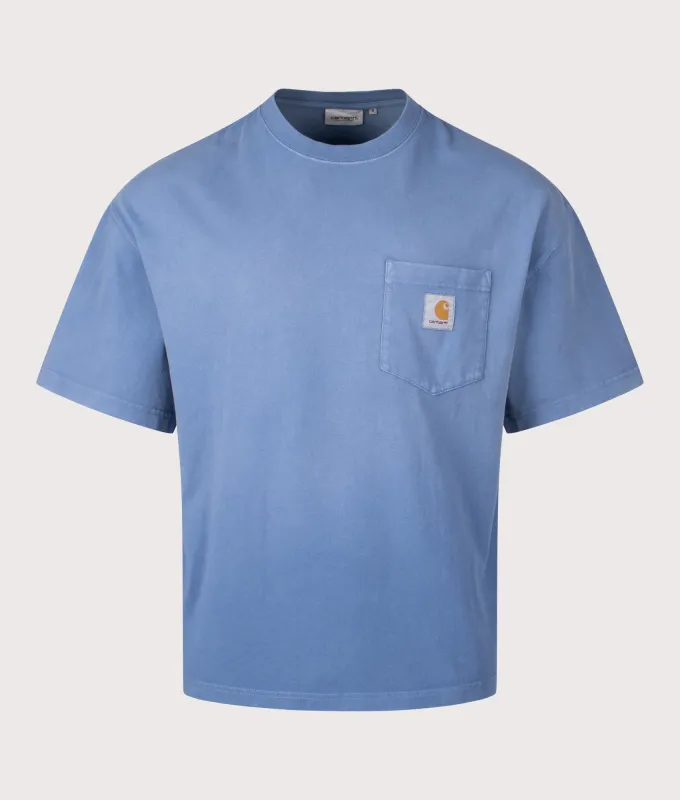 Boxy Loose Fit Hudson Pocket T-Shirt made by Carhartt WIP