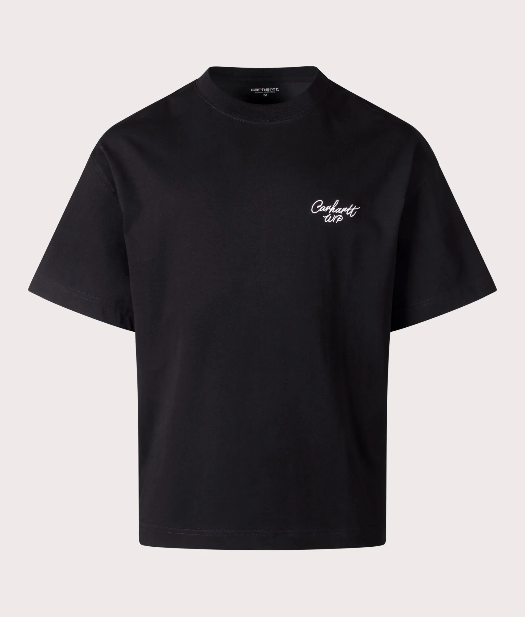 Boxy Loose Fit Signature Script T-Shirt sold by EQVVS