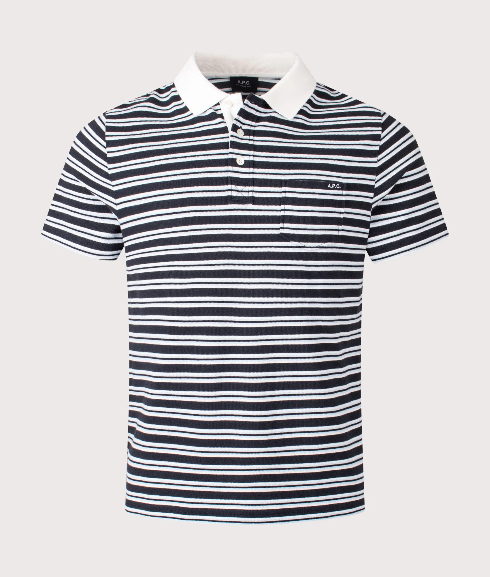 Relaxed fit Oscar Striped Polo Shirt sold by EQVVS
