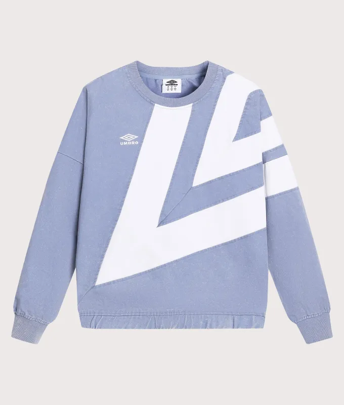 Relaxed Fit Washed Diamond Drill Sweatshirt made by Umbro
