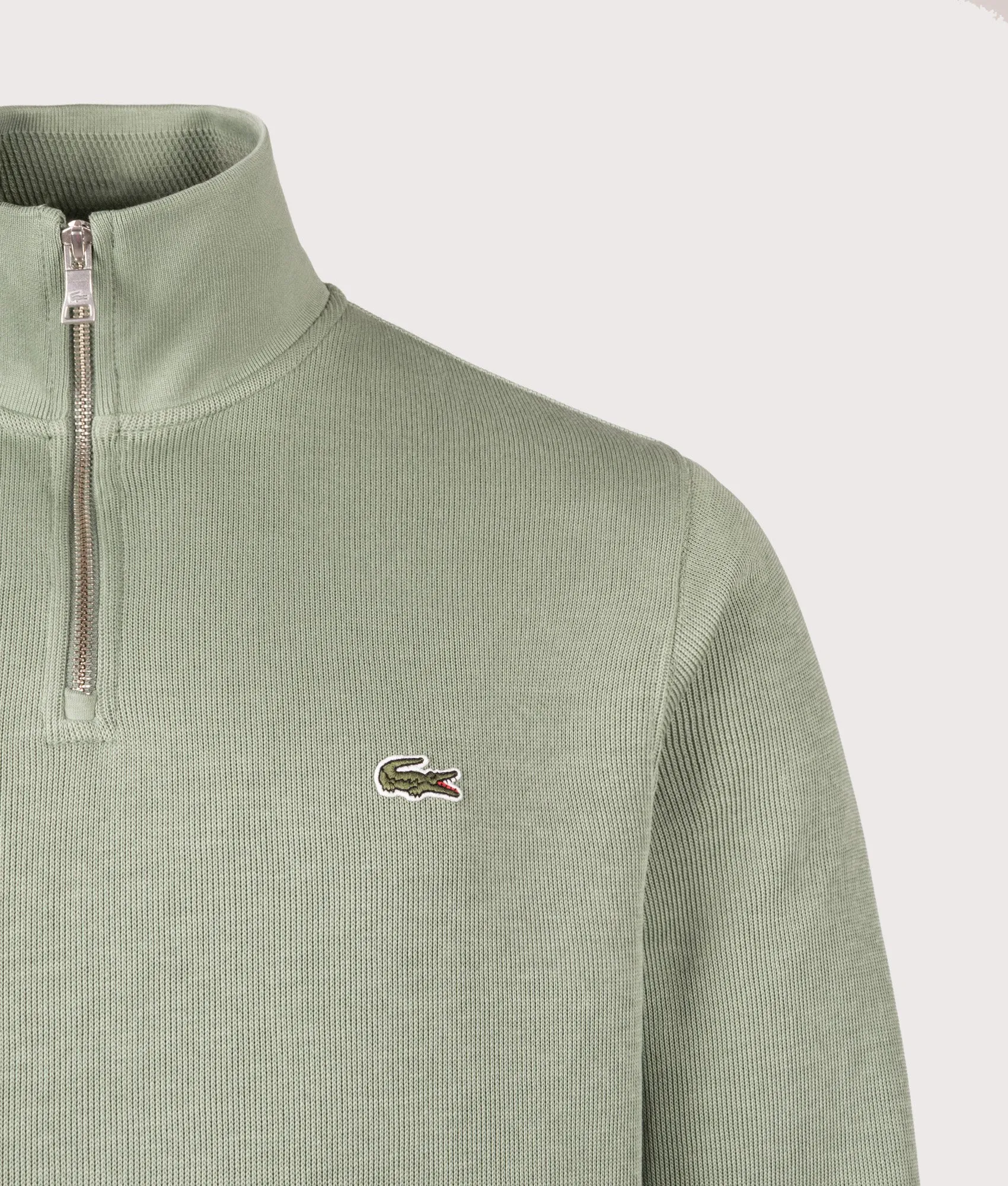 Quarter Zip Croc Logo Knit sold by EQVVS product image thumbnail 2