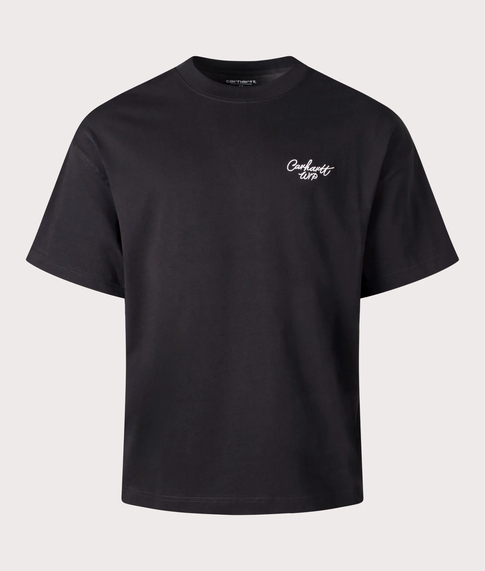 Boxy Loose Fit Signature Script T-Shirt sold by EQVVS