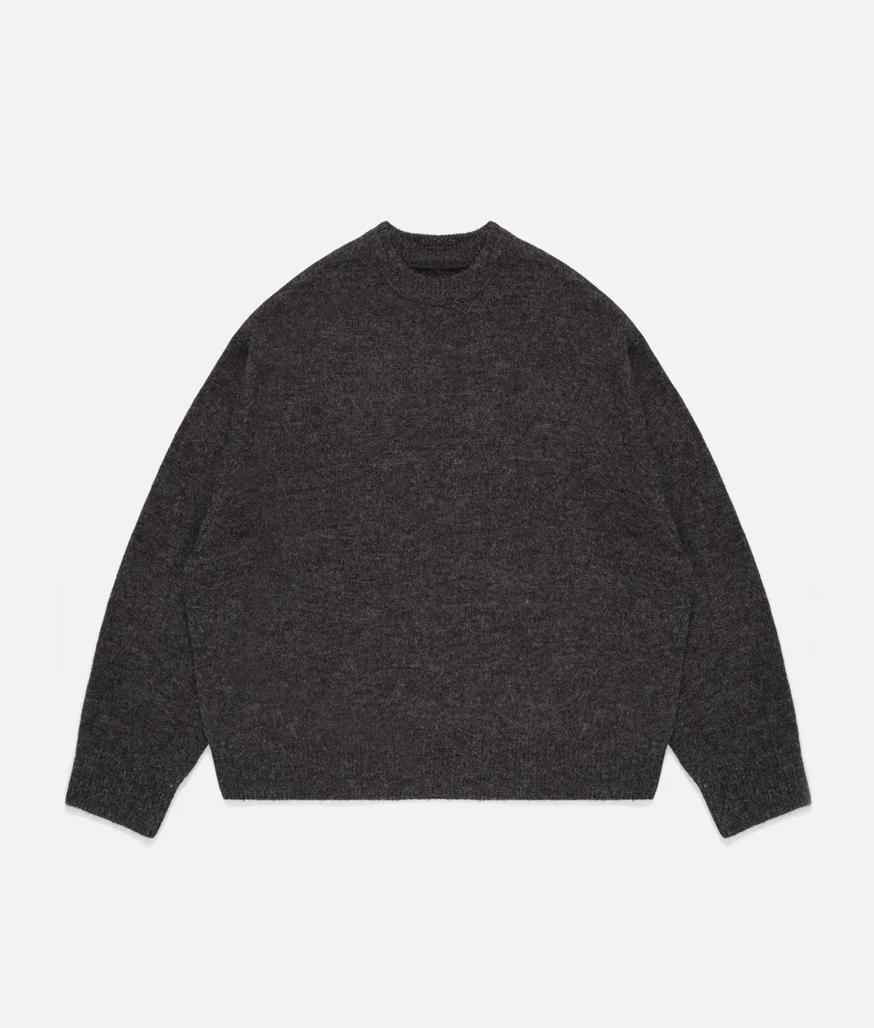 Oversized Fit Mohair Blend Knit Crew Jumper sold by EQVVS product image thumbnail 2