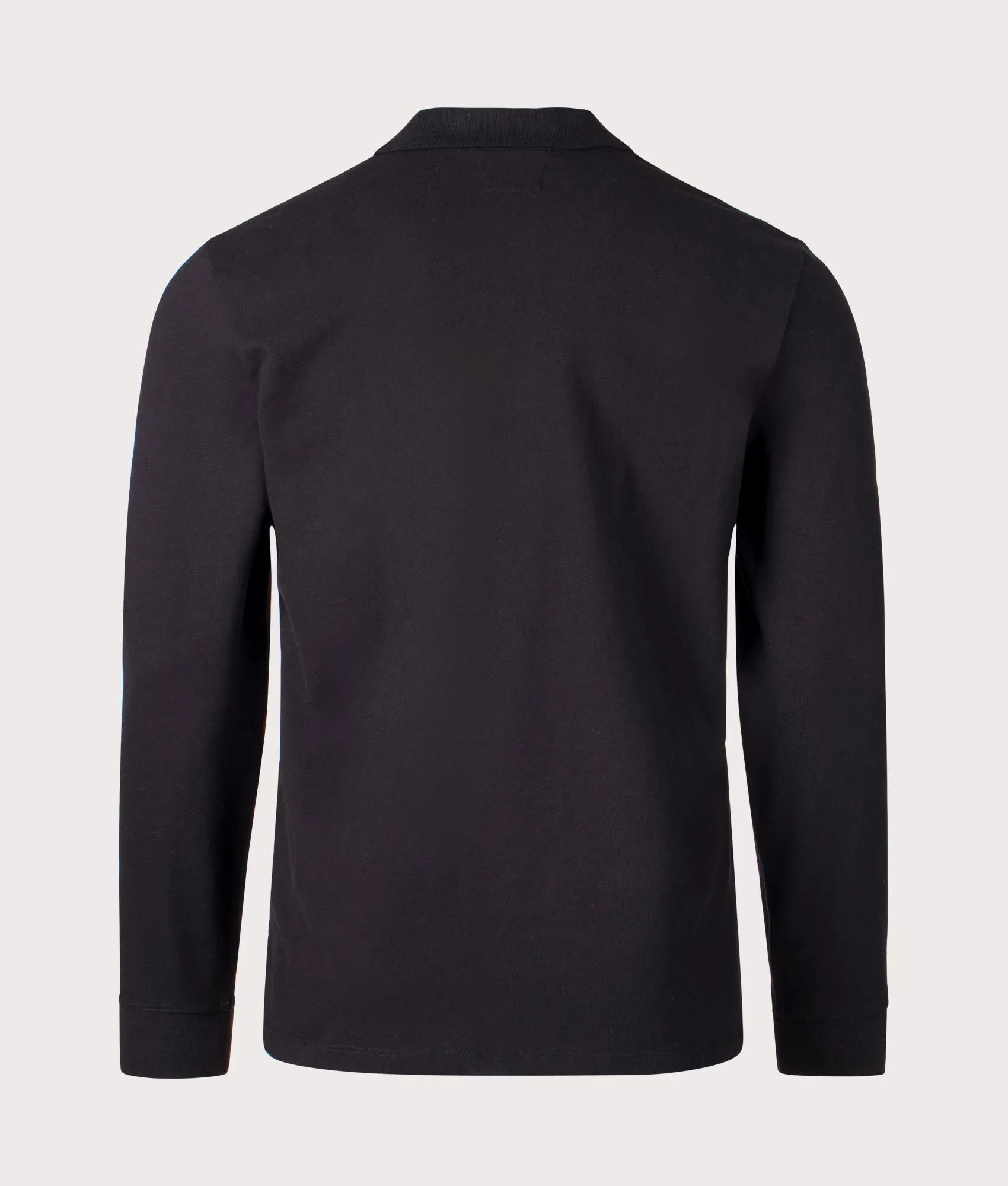 Stretch Piqué Long Sleeve Polo Shirt sold by EQVVS product image thumbnail 3