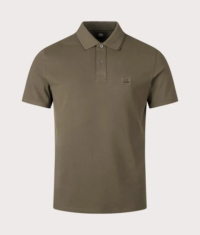 Stretch Piqué Short Sleeve Polo Shirt sold by EQVVS