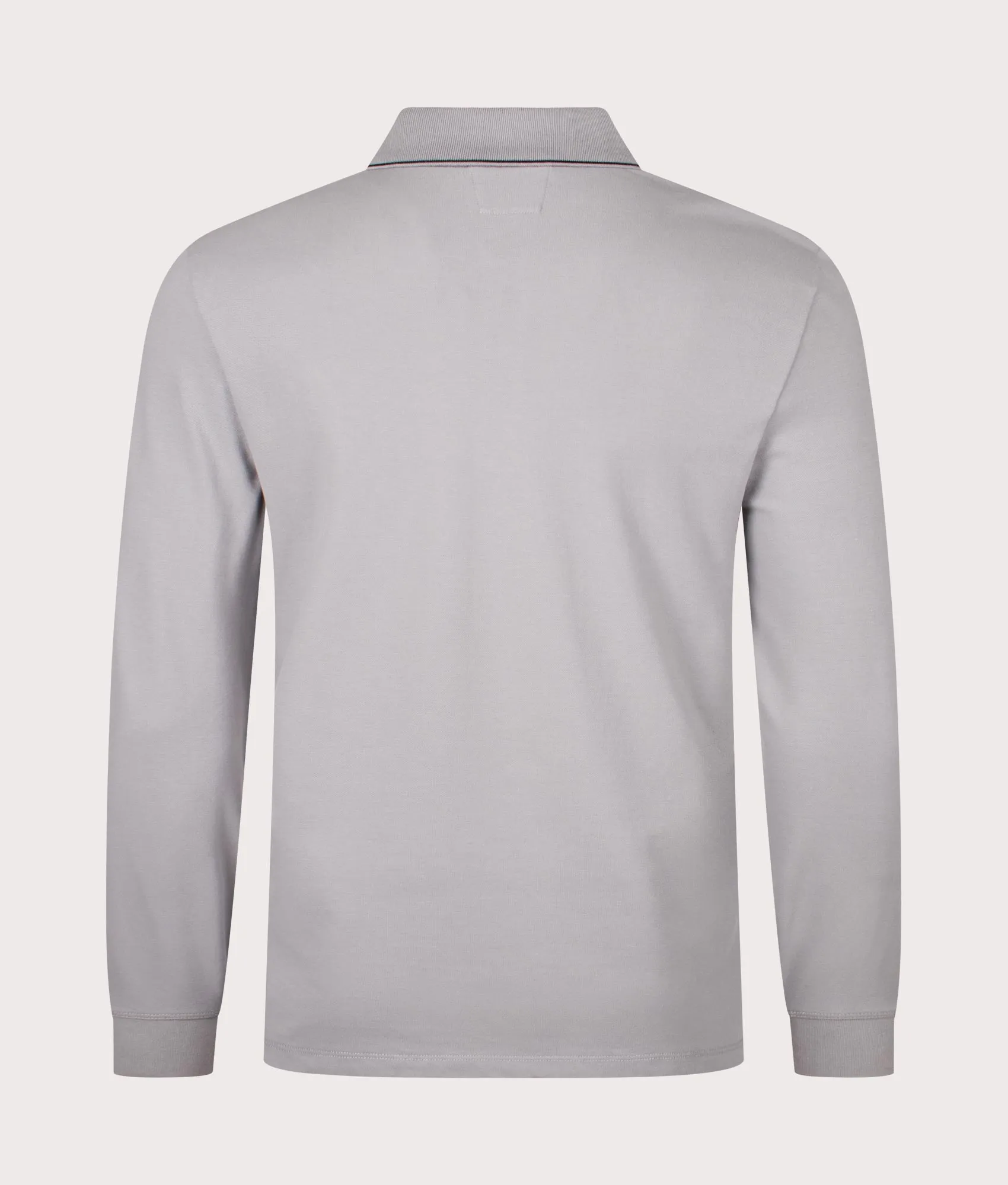 Stretch Piqué Long Sleeve Polo Shirt sold by EQVVS product image thumbnail 3