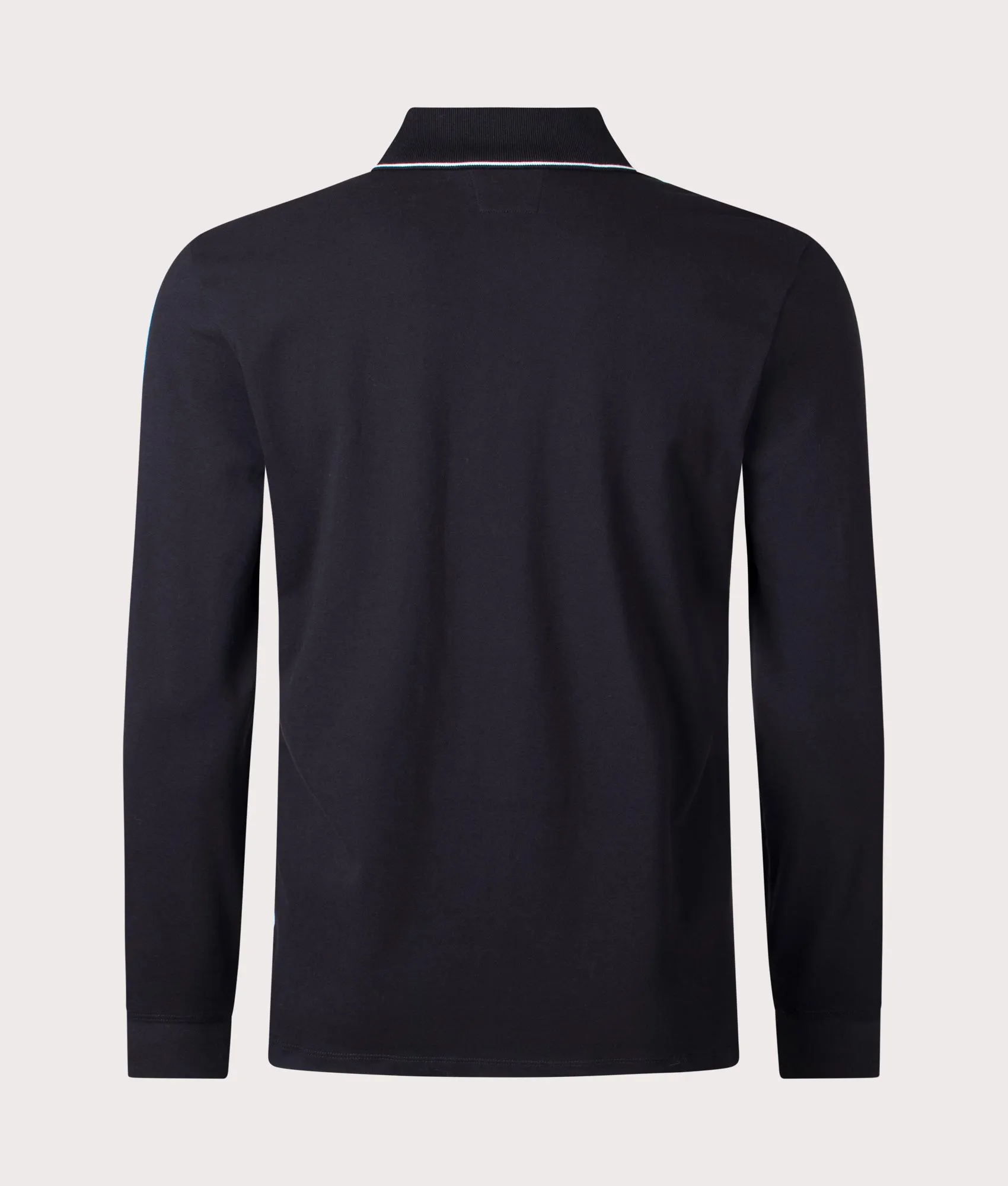 Stretch Piqué Long Sleeve Polo Shirt sold by EQVVS product image thumbnail 3