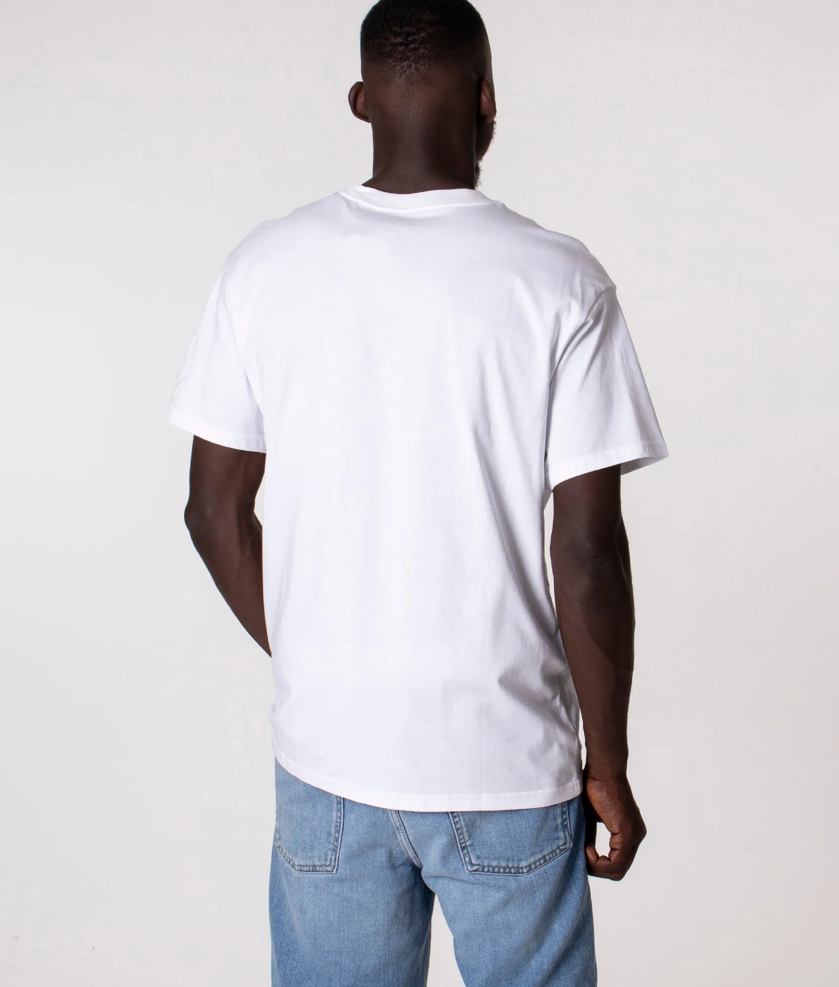 Relaxed Fit Script Embroidery T-Shirt sold by EQVVS product image thumbnail 3