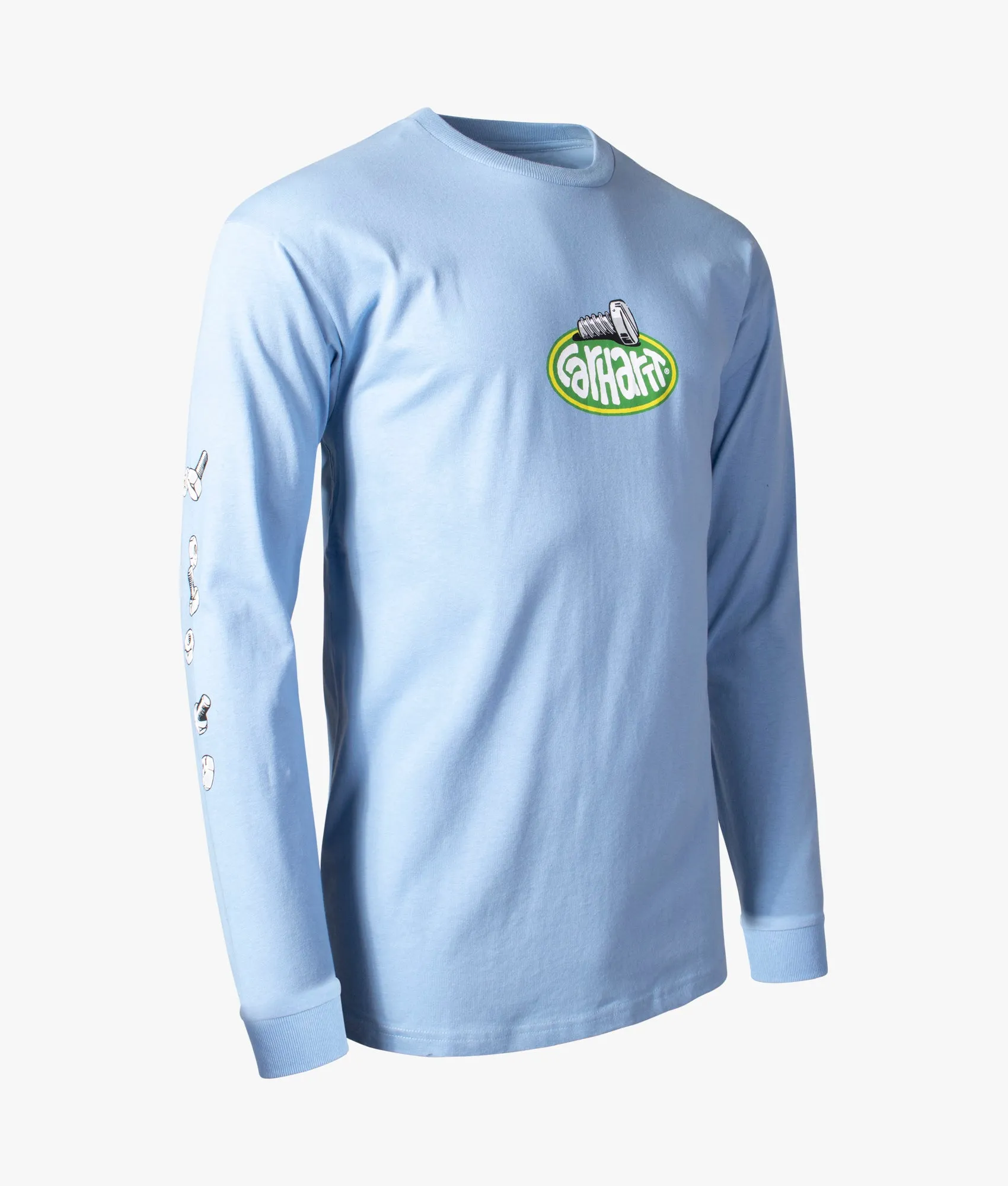 Long Sleeve Relaxed Fit Screw Graphic T-Shirt sold by EQVVS product image thumbnail 4