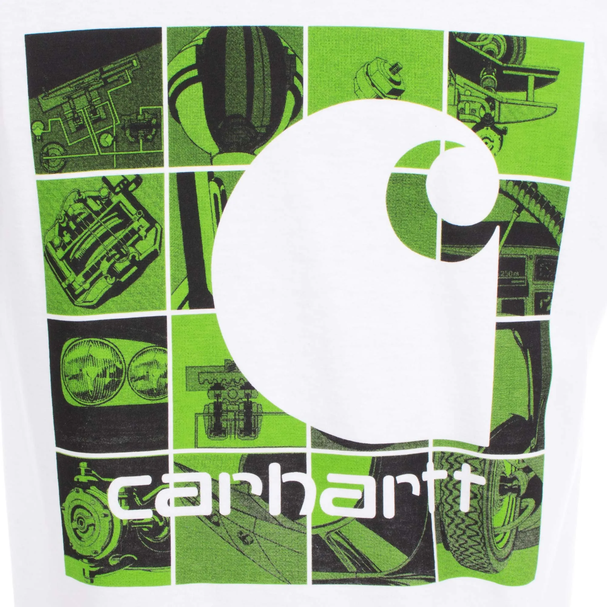 Relaxed Fit Long Sleeved Grid C T-Shirt sold by EQVVS product image thumbnail 3