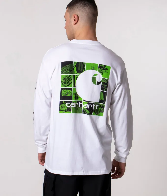 Relaxed Fit Long Sleeved Grid C T-Shirt made by Carhartt WIP