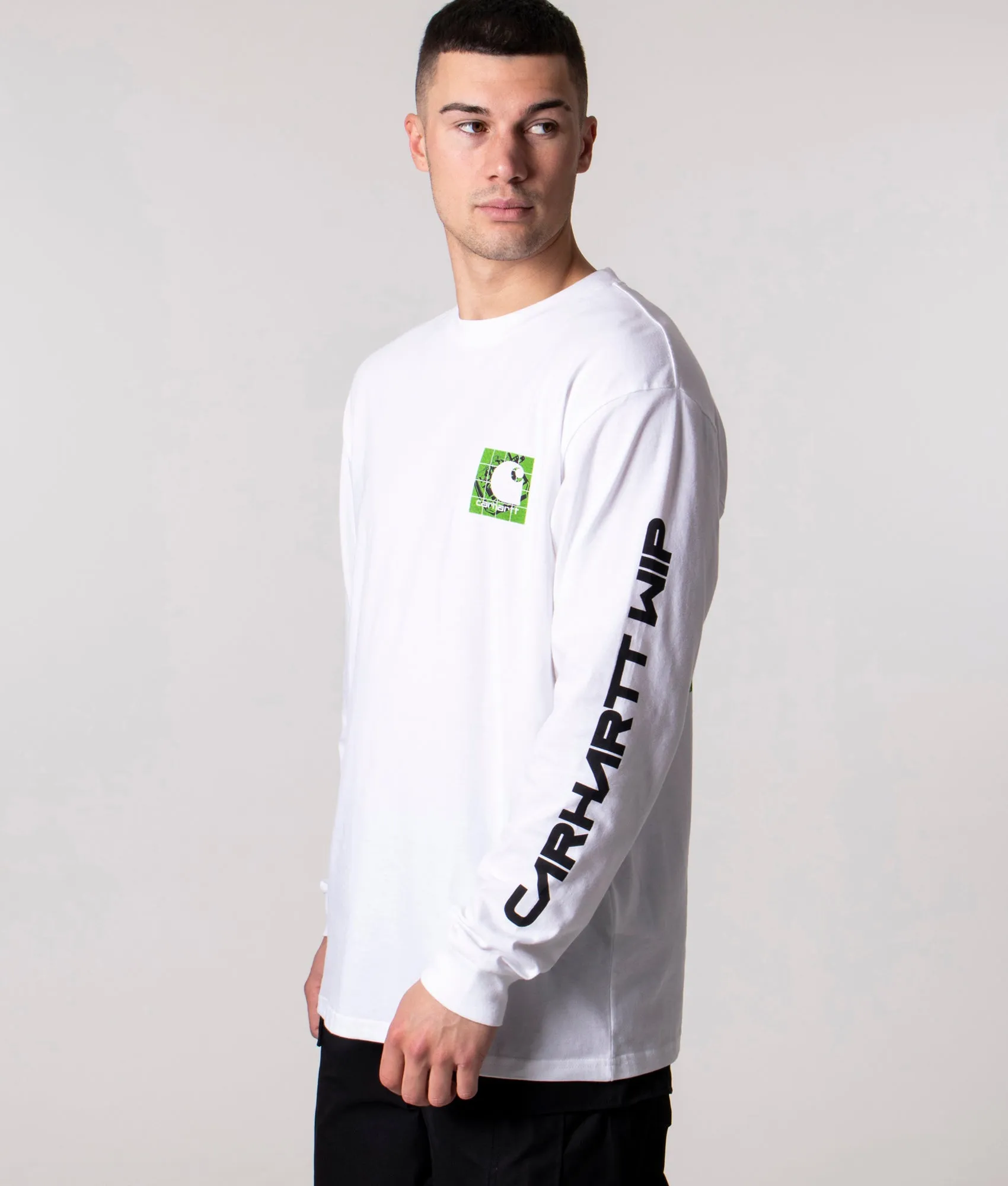 Relaxed Fit Long Sleeved Grid C T-Shirt sold by EQVVS product image thumbnail 2