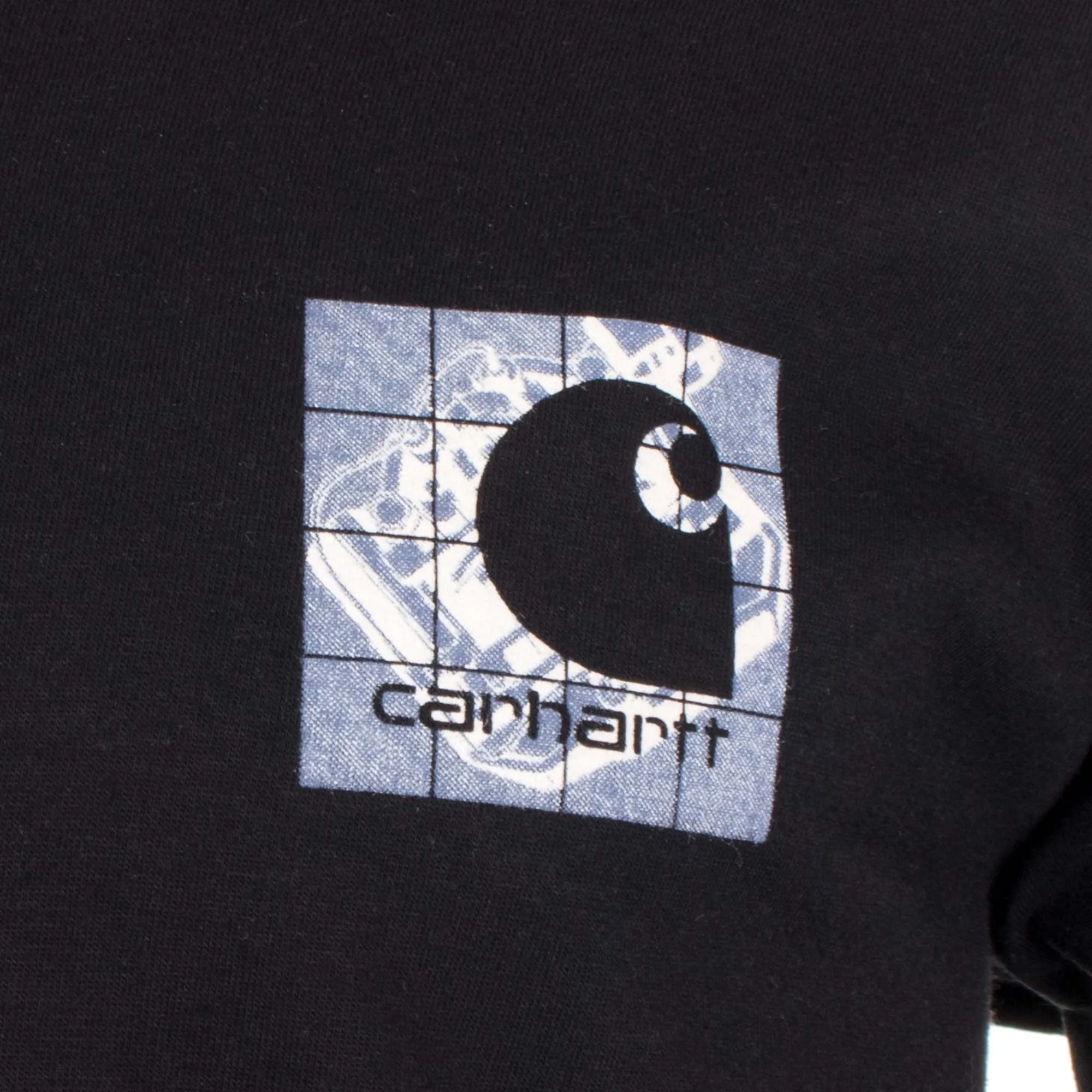 Long Sleeved Relaxed Fit Grid C T-Shirt sold by EQVVS product image thumbnail 3