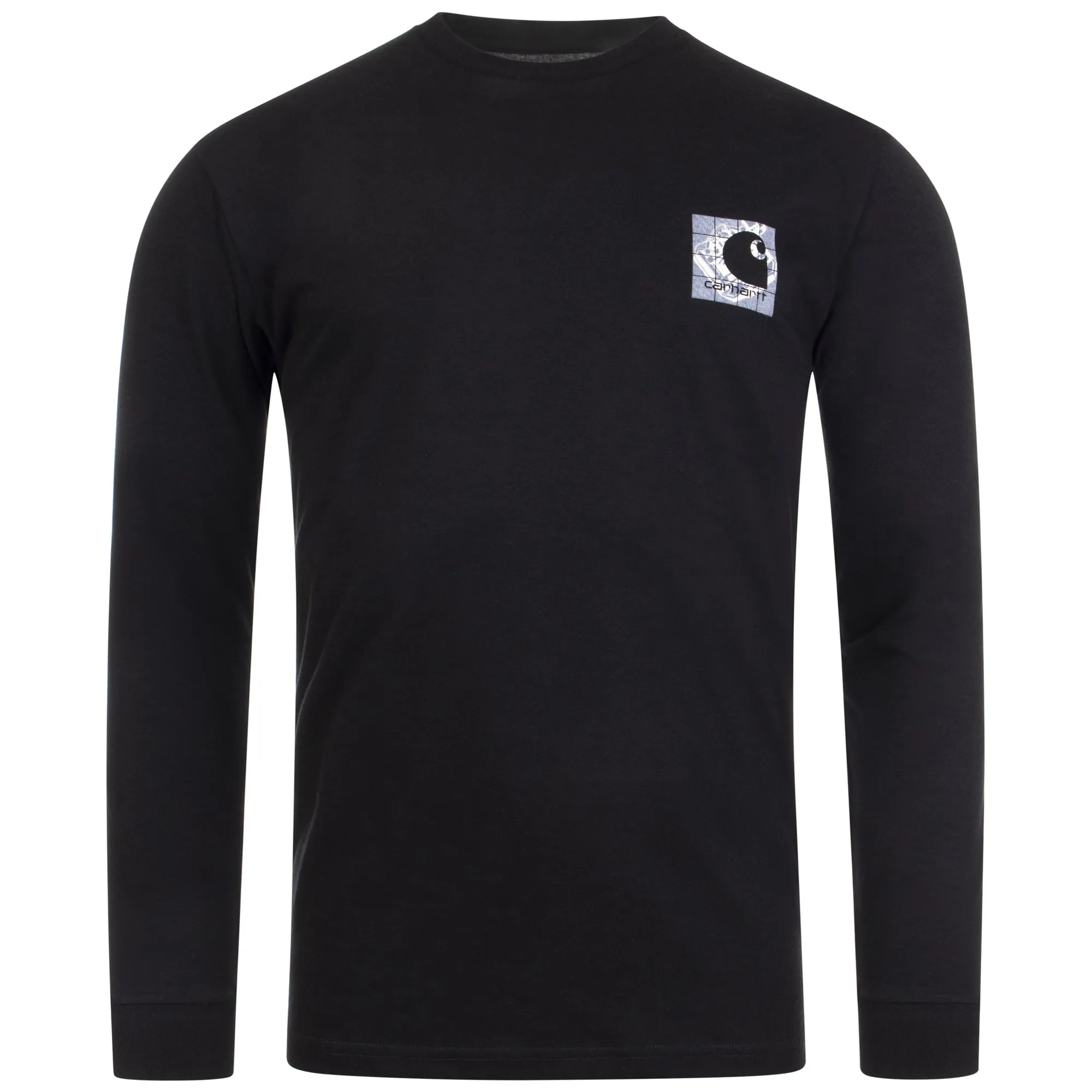 Long Sleeved Relaxed Fit Grid C T-Shirt sold by EQVVS product image thumbnail 5