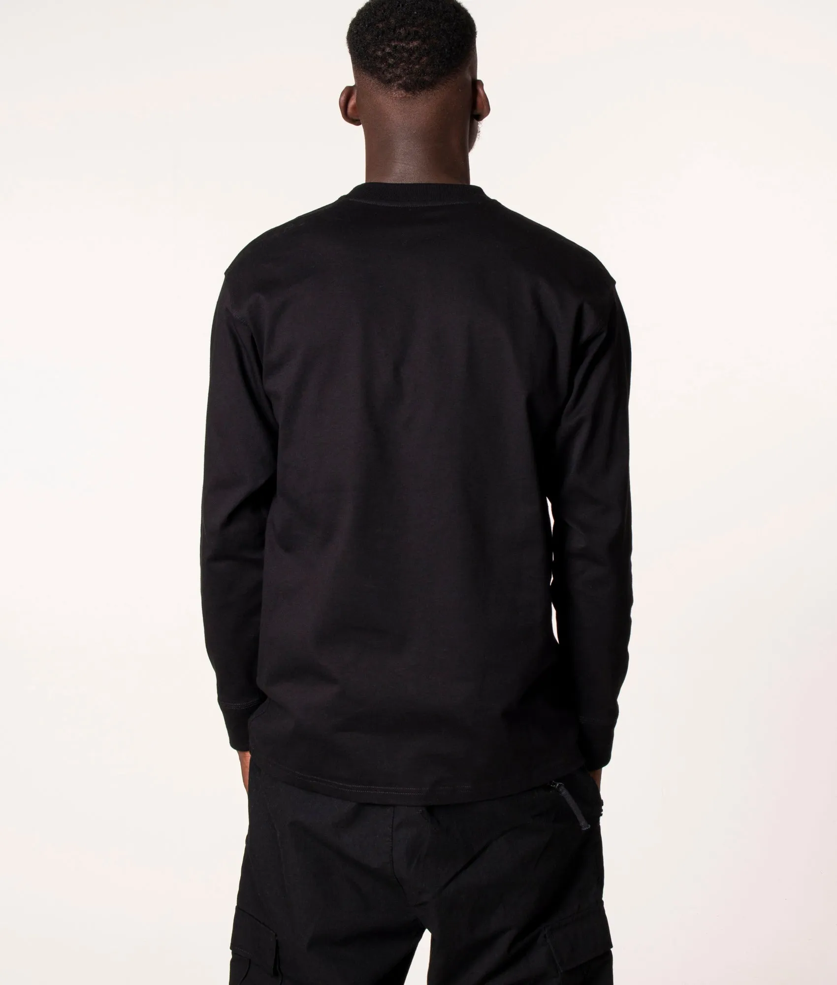 Relaxed Fit Long Sleeve American Script T-Shirt sold by EQVVS product image thumbnail 4