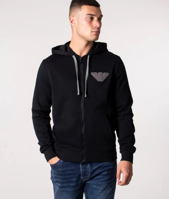 Loungewear Zip Through Hoodie made by Emporio Armani