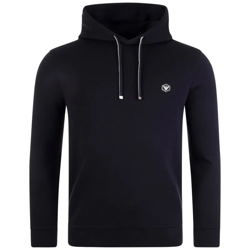 Small Eagle Overhead Hoodie made by Emporio Armani