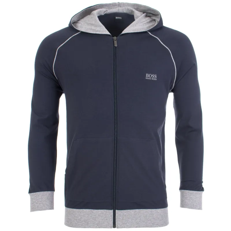 Lightweight Zip Through Hoodie made by Hugo Boss