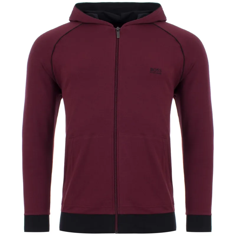 Bodywear Lightweight Zip Through Hoodie made by Hugo Boss