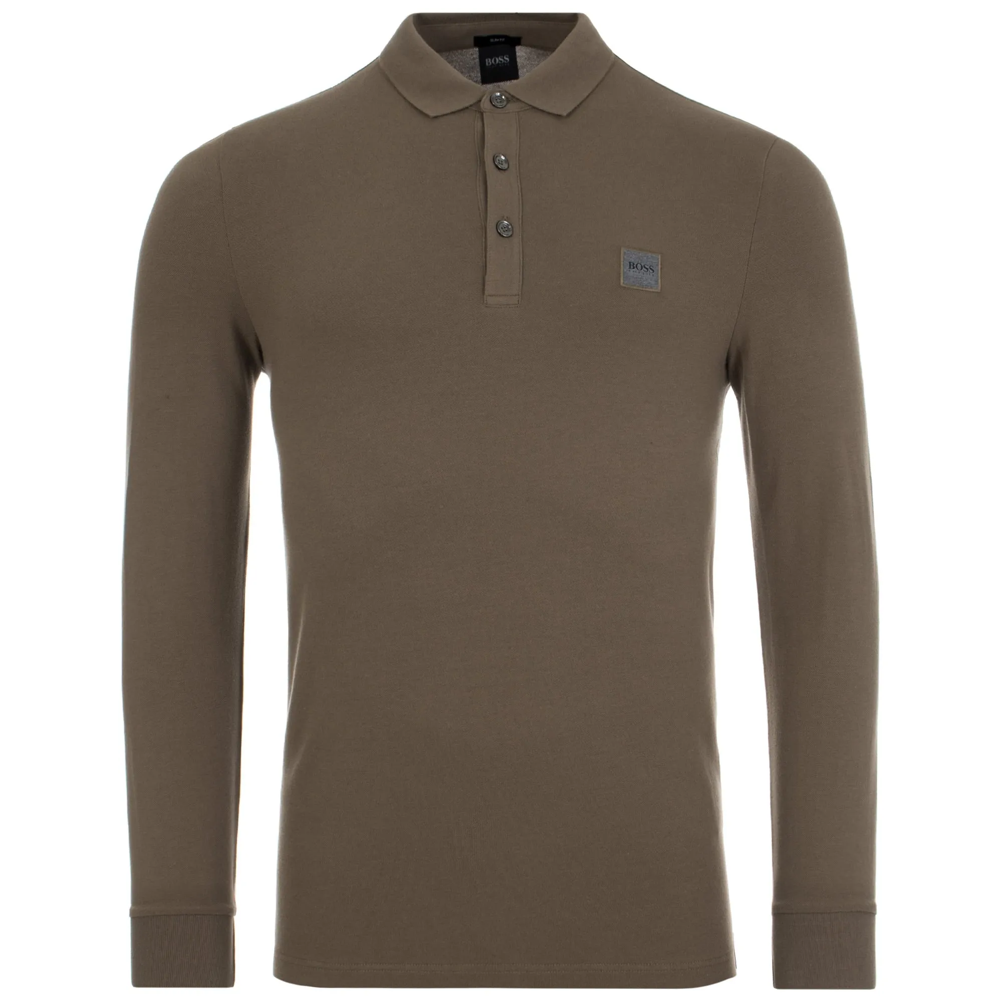 Casual Passerby Long Sleeve Slim Fit Polo Shirt sold by EQVVS