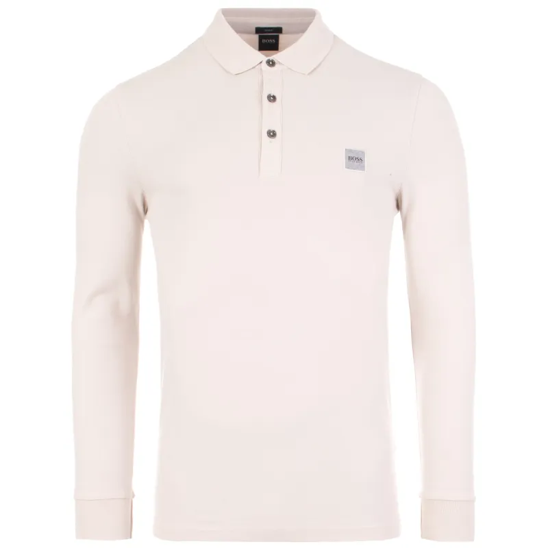 Casual Passerby Long Sleeve Slim Fit Polo Shirt sold by EQVVS