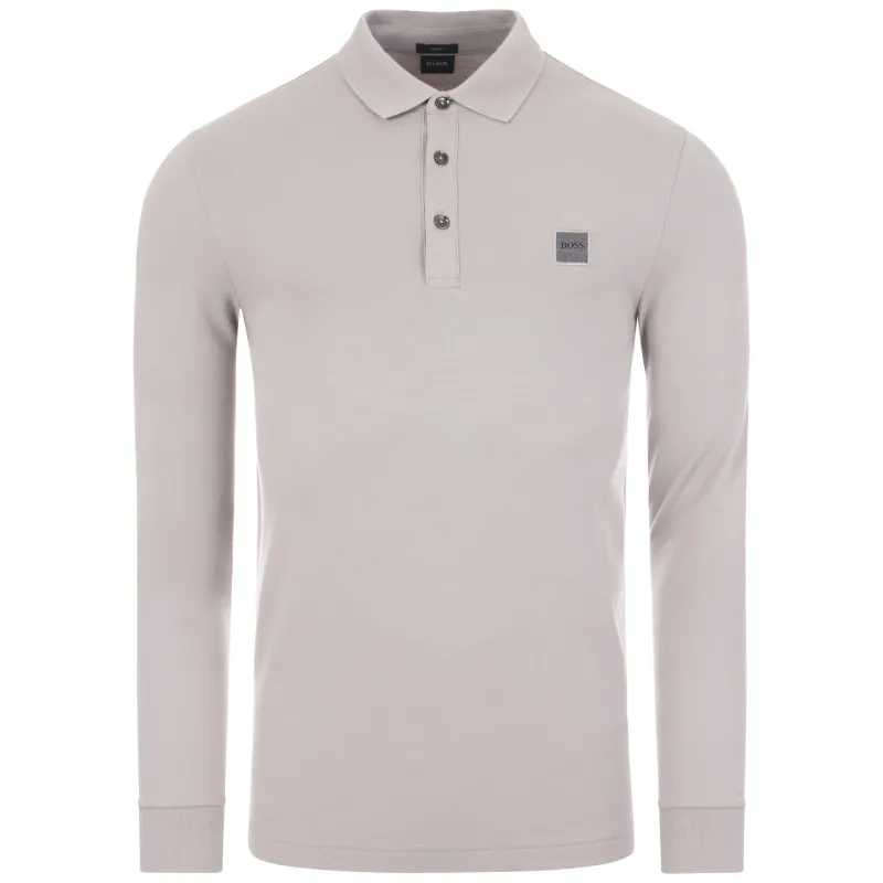 Casual Passerby Long Sleeve Slim Fit Polo Shirt sold by EQVVS