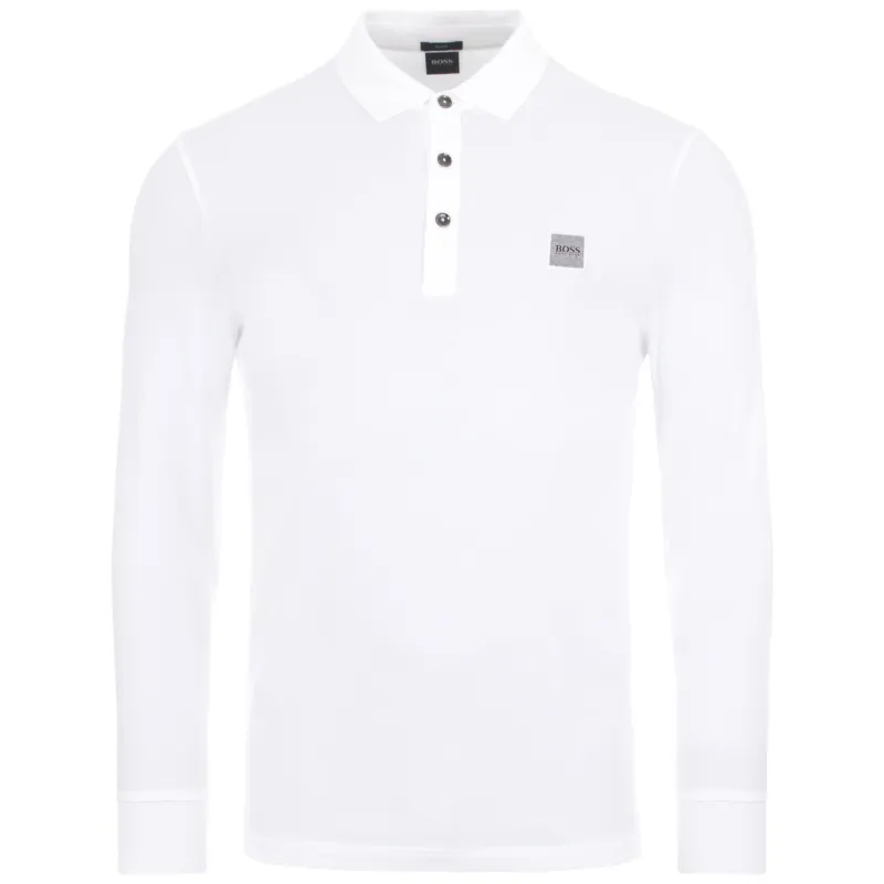 Casual Passerby Long Sleeve Slim Fit Polo Shirt sold by EQVVS
