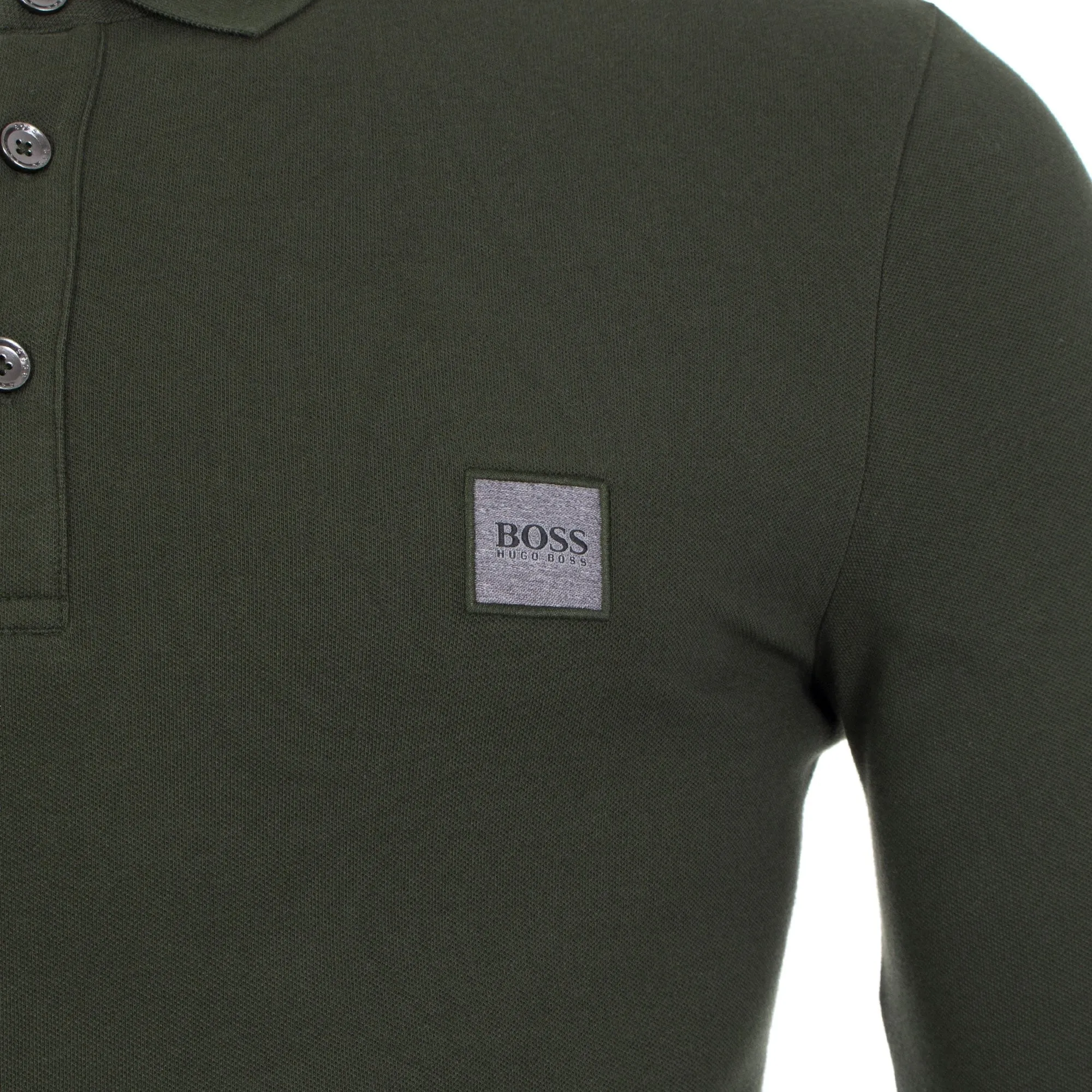 Casual Passerby Long Sleeve Slim Fit Polo Shirt sold by EQVVS product image thumbnail 2