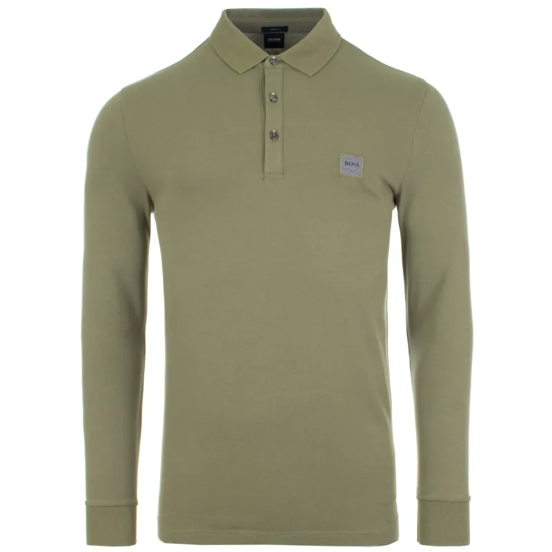 Casual Passerby Long Sleeve Slim Fit Polo Shirt made by Hugo Boss