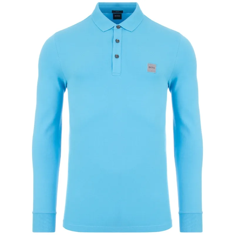 Casual Passerby Long Sleeve Slim Fit Polo Shirt made by Hugo Boss