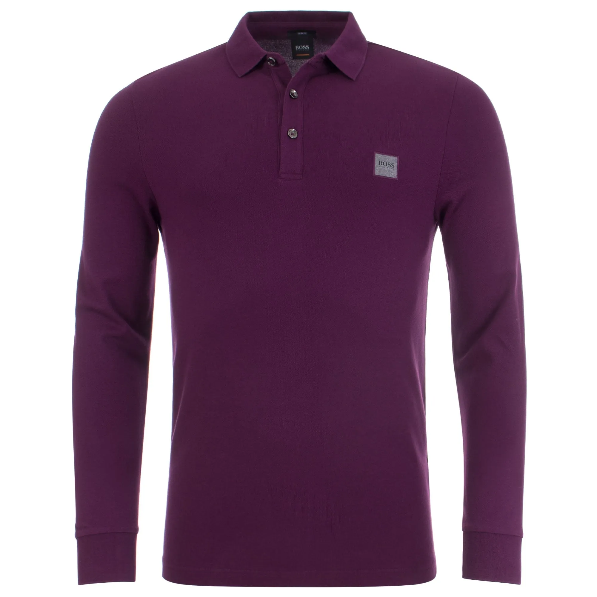 Casual Passerby Long Sleeve Slim Fit Polo Shirt sold by EQVVS