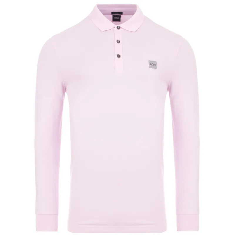 Casual Passerby Long Sleeve Slim Fit Polo Shirt sold by EQVVS
