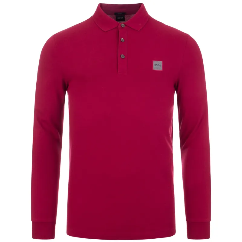 Casual Passerby Long Sleeve Slim Fit Polo Shirt sold by EQVVS