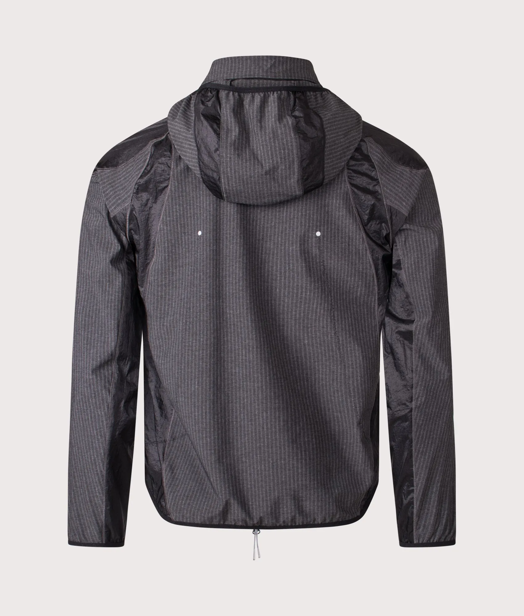 Numb Pinstriped Hooded Wind Jacket sold by EQVVS product image thumbnail 3