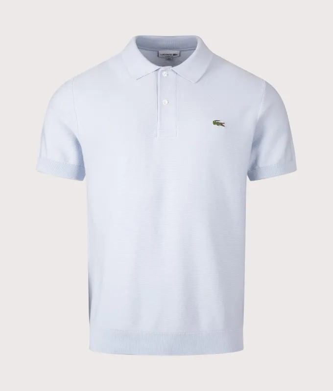 Classic Fit L1212 Croc Logo Polo Shirt made by Lacoste